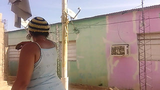 My neighbor can't wait to see my big ass in my short dress.