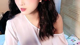 Cute Asian Chubby Teen Wild Dildo Masturbation