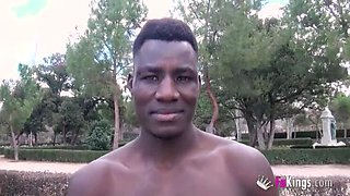 Hot Latina Alanis rides big black cock - interracial amateur sex