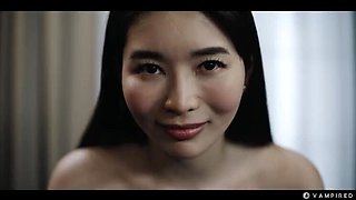 Hot Lesbian Vampire Sex - Blonde Nancy Ace Dominates Rikako Katayama in Mind Control Scene