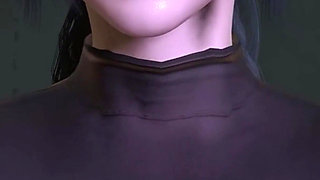 3D BBW Asian MILF Naked Her Huge Boobs Got Fucked by BBC