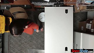 Furious latina teen thief punish fucked by a LP officer