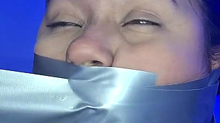 Bound and Gagged Latina Massage: Claudia’s Panty-stuffed Ecstasy!