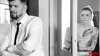 Horny Rich Bitch Eden Ivy DP’d by Her Stud Body Guards GP2294