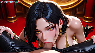Black-haired Vixen Fucked at the Opera - Ai-generated