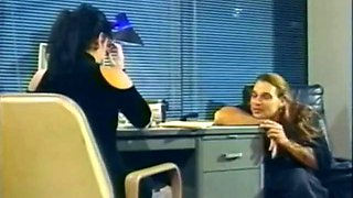Retro Brunette Gets Her Ass Skewered