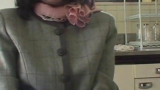 The lovely step-grandmother enters the close to home to enjoy desirous of his dick