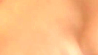 Amazing brunette fills all her holes
