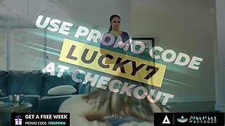 Steamy Nuru Massage Threesome with Hot MILF Boss and Sexy Intern - French Subtitles