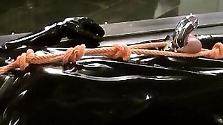 Tied up in Bondage He Is Used as a Human Toilet Part 1