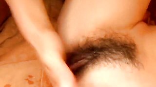 Slutty amateur at lingerie scene