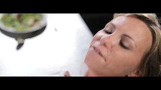 Badass kitchen - Cum in her ass