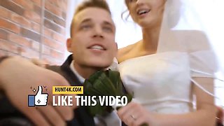 Hunt4k. big titted blonda willingly participates in nice affair with hubby beside
