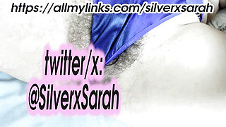 MILF MASTURBATES with  WET SATIN PANTIES ON