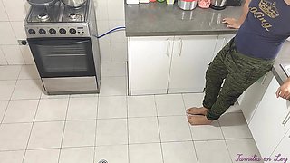 My Bad Daughter Enjoys to be Boned in Front of her Mummy while Cooking