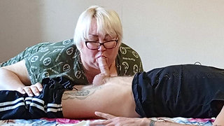 Neighbor Swallows Every Last Drop of Cum