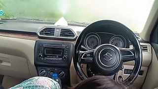 Office Manager Enjoying Hot Romance With Married Colleague Inside Car
