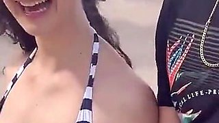 The Young Girl Gave Me Her Tight Pussy on the Beach