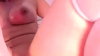 Amateur MILF fucked finger toy orgasms cumshot on pussy