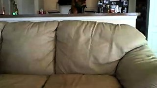 Chubby Brunette Big Boobs Dildo Masturbation