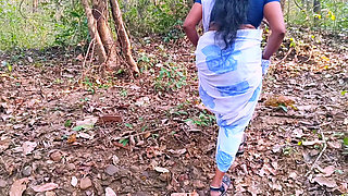 Indian Outdoor Desi Stepmom Fucking with Stepson Big Dick in Forest