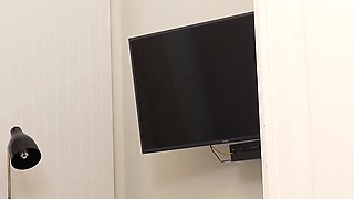Tiffany Tatum Interracial Handjob and Cum Swallowing Blowjob