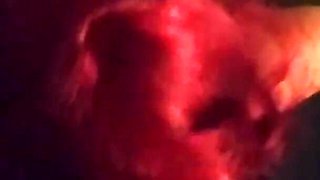 Redhead tinder slut gets facial and swallows