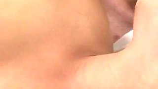 Sexy Asian goes to the bedroom to satisfy a guy's cravings