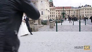 My first night in Prague: I got a hot POV blowjob and a wild ride in stockings