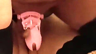 Mistress Puts Clothespins on Slave's Balls, Bites His Nipples and Fucks Him in the Ass
