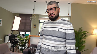 First Real Interview with the New Slutty Lustful Janete Sharon! Girl Turned Out to Be a Real Hardcore Whore!