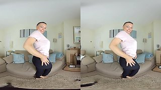 Eva May, An Initimate Moment; Busty Brunette Solo