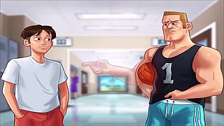 Cartoon anime sex, broken, summertime