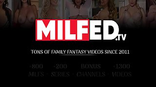 Kay Lovely, Savannah Bond And Nade Nasty In Her Stepmom Touching Herself While Watching Us Fuck 10 Min