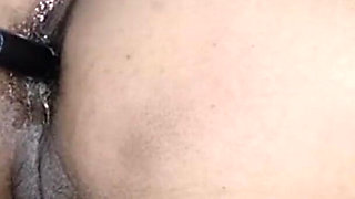 Honeymoon Bride Fucked Analhole with Black Dildo for Open Her Analhole for Anal Sex