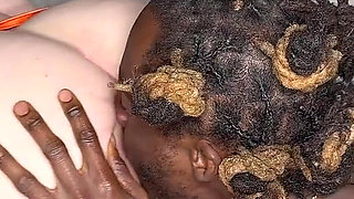 Missy Deep Gets Oiled by Mr Blvckrose Then Fills Her Holes