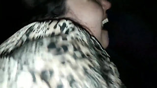 Back of My Car BBC Pounding Me Doggy Moaning Orgasms