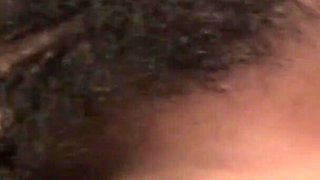Japanese Babe Gets Bush Smashed and Creampied in Hot Threesome