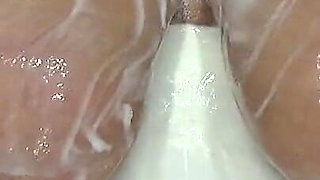 Milk Dripping From My Mature Hanging Boobs