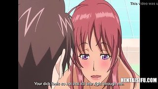 Japanese MILF Landlady Seduces Young Boy - Uncensored Hentai with English Subs