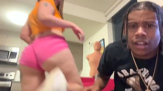Lovely Nerdy PAWG Sucks Her Massive BBC & Enjoys Hot Doggystyle Fuck