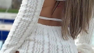 Pool Day! Do You Like How I Masturbate in Public?