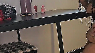 Risky Sex with Wife's Friend While She's in the Shower