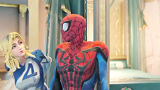 Sue Storm's Ultimate Fail: Why Spider-Man is Her Worst Matchup ( Cartoon Parody )