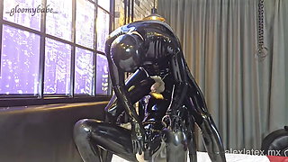 My new rubberdoll T3, fucking and sucking - Alex Latex