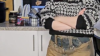 Cleaner Catches You Watching JOI