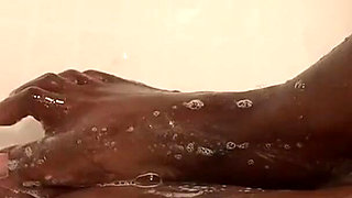 In the Bath Rubbing Washing My Feet