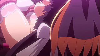 Hentai Exorcist Nun Charlotte: Busty Virgin Nun Gets Fucked By a Devil Girl, Then DP-ed in a Gangbang