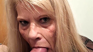 Sexy Grandma Loves Sucking Cock and Swallowing Cum