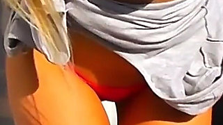 Hot Amateur Big Pussy Latina Flashing Ass and Tits